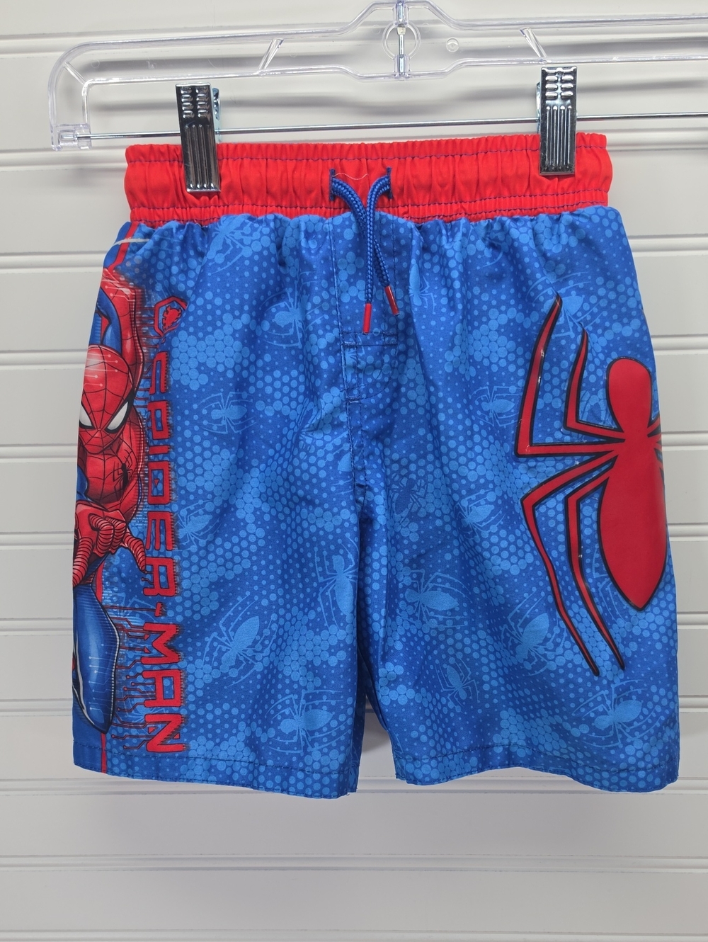Spider-Man Swim Trunk -Rash Guard Set Size 4T - Picture 5 of 9